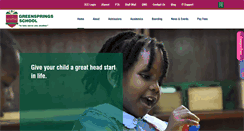 Desktop Screenshot of greenspringsschool.com